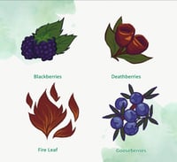 Image 2 of 1.5" Herb Acrylic Pins