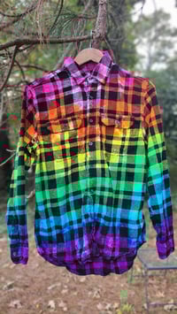 Image 3 of Buffalo Rainbow Flannel