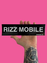 Rizzmobile Bumper Sticker