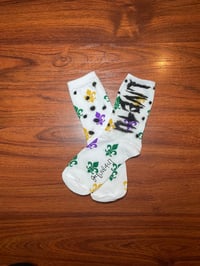 Image 4 of Mardi Gras Socks
