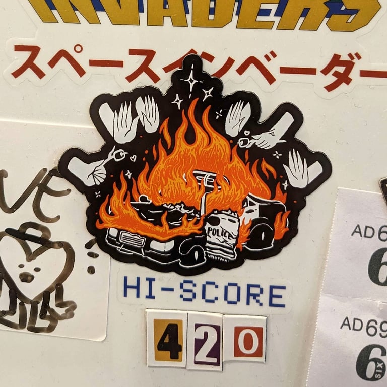 Bonfire Fridge Magnet Image 2