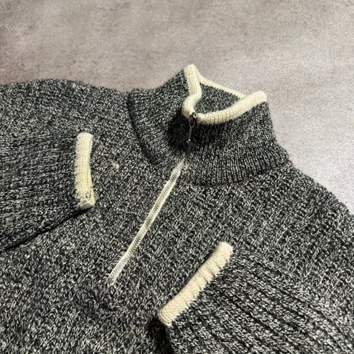 Image of 1990s Schott NYC 1/4 Zip Up, Size Medium