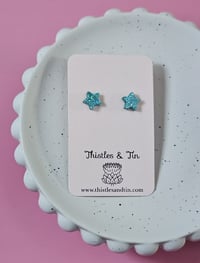 Image 2 of Glitter Star Studs 