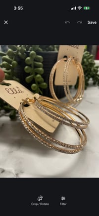 Image 5 of Gold luxury hoops