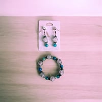 Image 4 of Beaded Bracelet/Earring Set