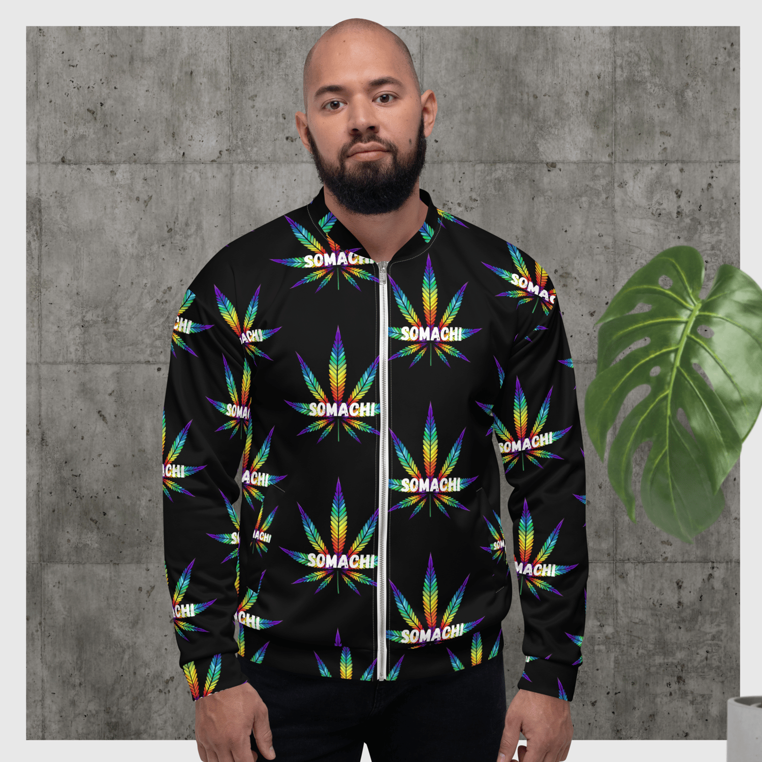 Image of  Cannibas Unisex Bomber Jacket