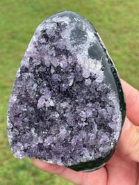 Image 8 of Amethyst Base Cut Polished Edge #1414