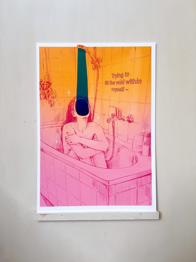 Void PINK – A4 Print Glossy FineArt