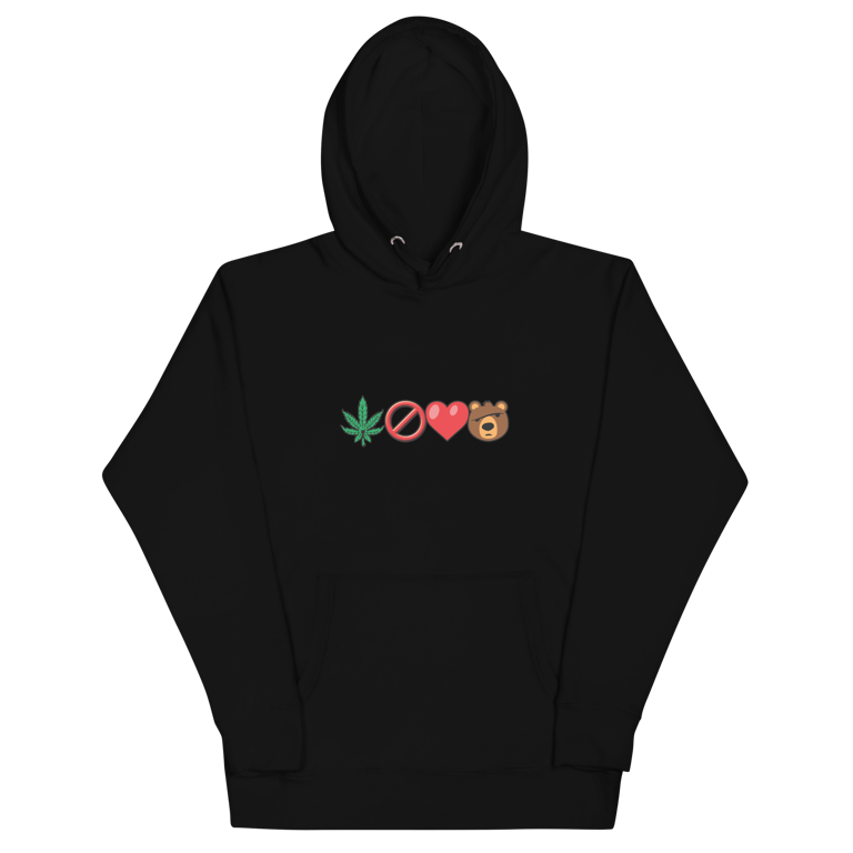 Stoner No Care Bear Hoodie Image 2
