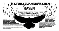 Image 3 of “RAVEN“ Detoxifying Whipped Sugar Scrub w/ Activated Charcoal, Tea Tree & Lemon Essential Oil 