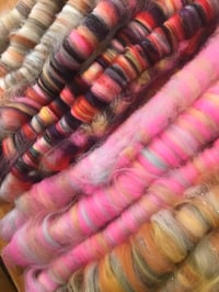 Image 3 of Colourful Rolags for Spinning 