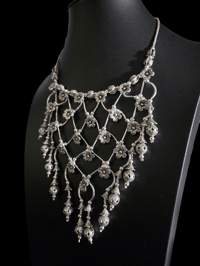 Image 2 of PH114 Karen Netted Flower Necklace 