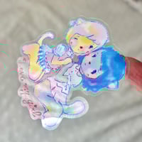 Image 3 of love my girl transparent sticker 