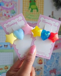 Image 1 of Heart to Stars Hair Clips