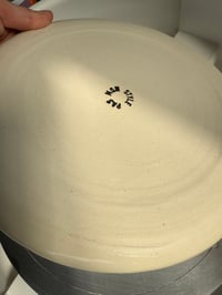 Image 2 of Chunky Plate in Ivory Gloss, Imperfect