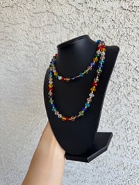 Image 7 of Golden Spectrum Wrap Around Necklace 