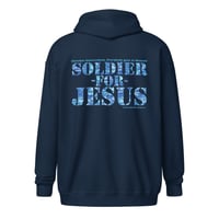 Image 7 of Soldier For Jesus ICE Unisex heavy blend zip hoodie