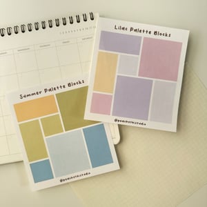 Image of Palette Block Sticker Sheets