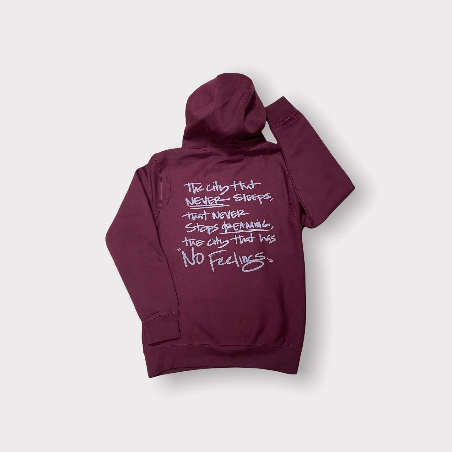 No Feelings Yuhk Hoodie Catch Flights Not Feelings