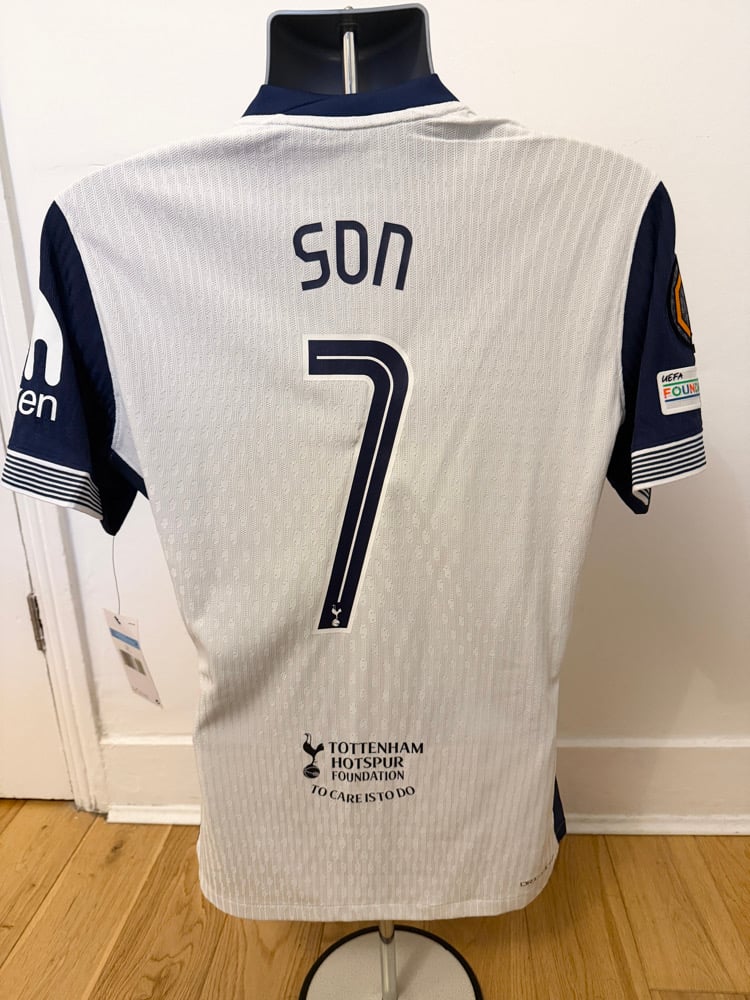 Image of Tottenham Hotspur “SON 7” Vaporknit 2024/25 Home Europa Final Shirt,   M