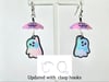 Opal Glow Ghost Earrings