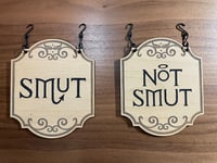 Image 3 of Individual signs for Good Omens bookshelf dividers