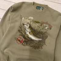 Image 2 of Vintage Strike Zone Bass Crewneck - L