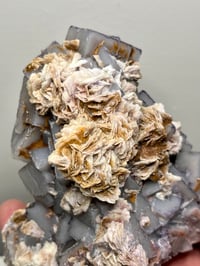 Image 6 of QR Code Fluorite & Barite Specimen #2586