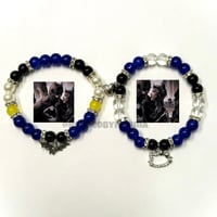 Image 1 of Batman and Catwoman Matching Bracelets