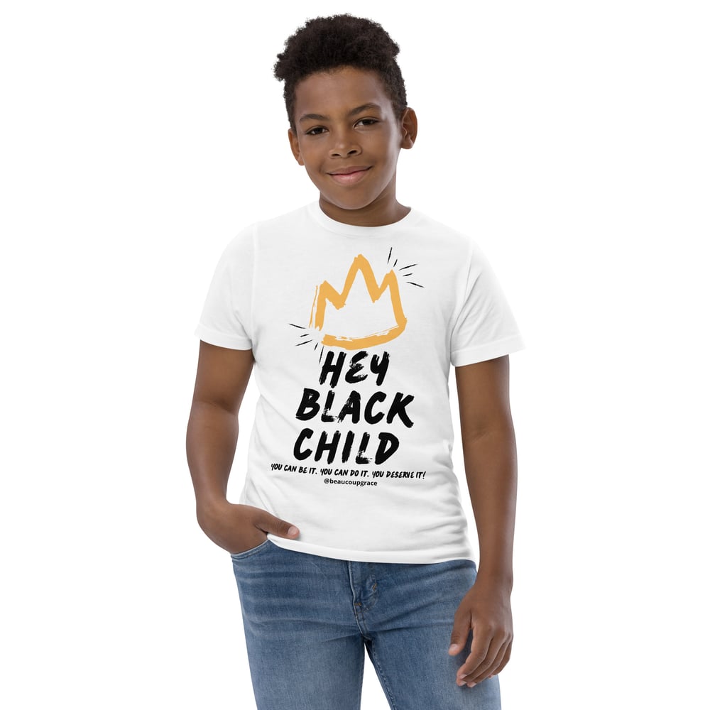 Image of Hey Black Child Youth jersey Tee