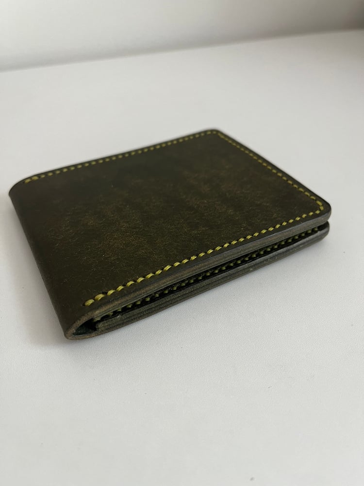 Image of Olive Pueblo 8-Pocket Slim Bifold (Mustard)