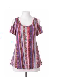 Image 2 of New 20 Faded Glory Open Shoulder Top #731*8