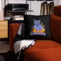 Image 3 of Caturday Alebrije Premium Pillow Case