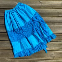 BLUE PICNIC SKIRT