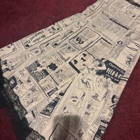 Image 5 of silk moschino pin up newspaper dress