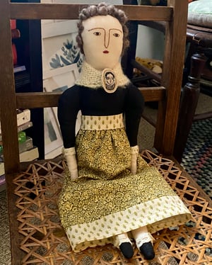 Image of Jane - a folk art doll