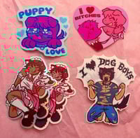 dogboy doggirl love stickers