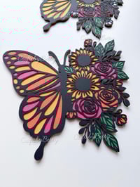 Image 3 of FLORAL BUTTERFLY SVG / ARCHIVO DIGITAL 