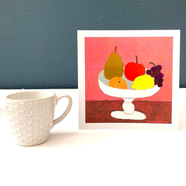Image of Autumn Fruit Bowl card