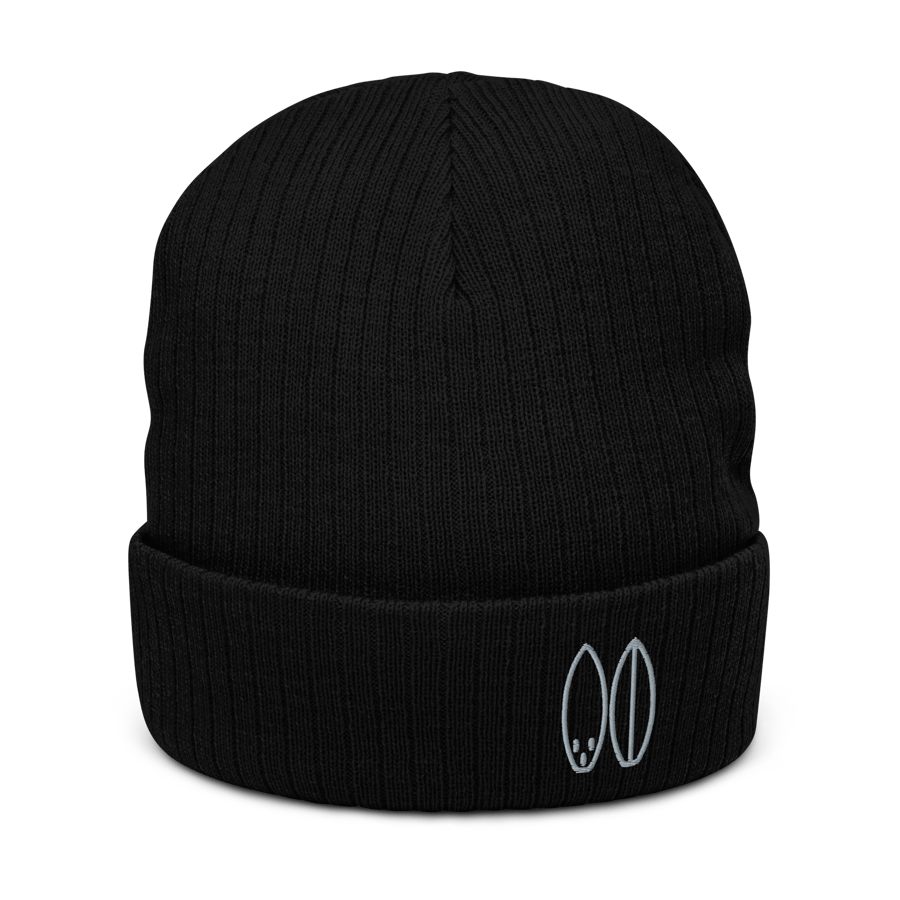 Image of SoCal Recycled Black cuffed beanie