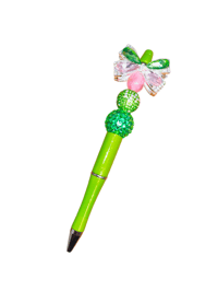 💚✨ Lucky Lime Bow Pen ✨💚