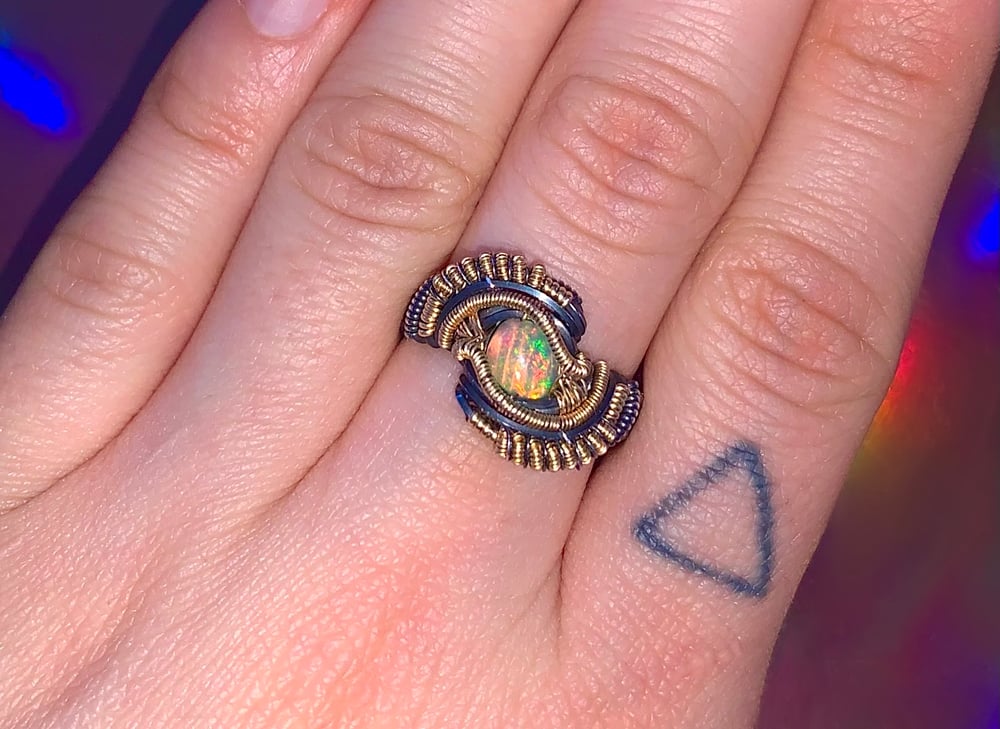 𖠺 SIZE 6 Opal Ring 𖠺