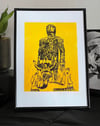The Wicker Man 1973 Linoprint 