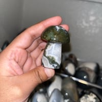 Image 2 of Moss Agate Mushroom 