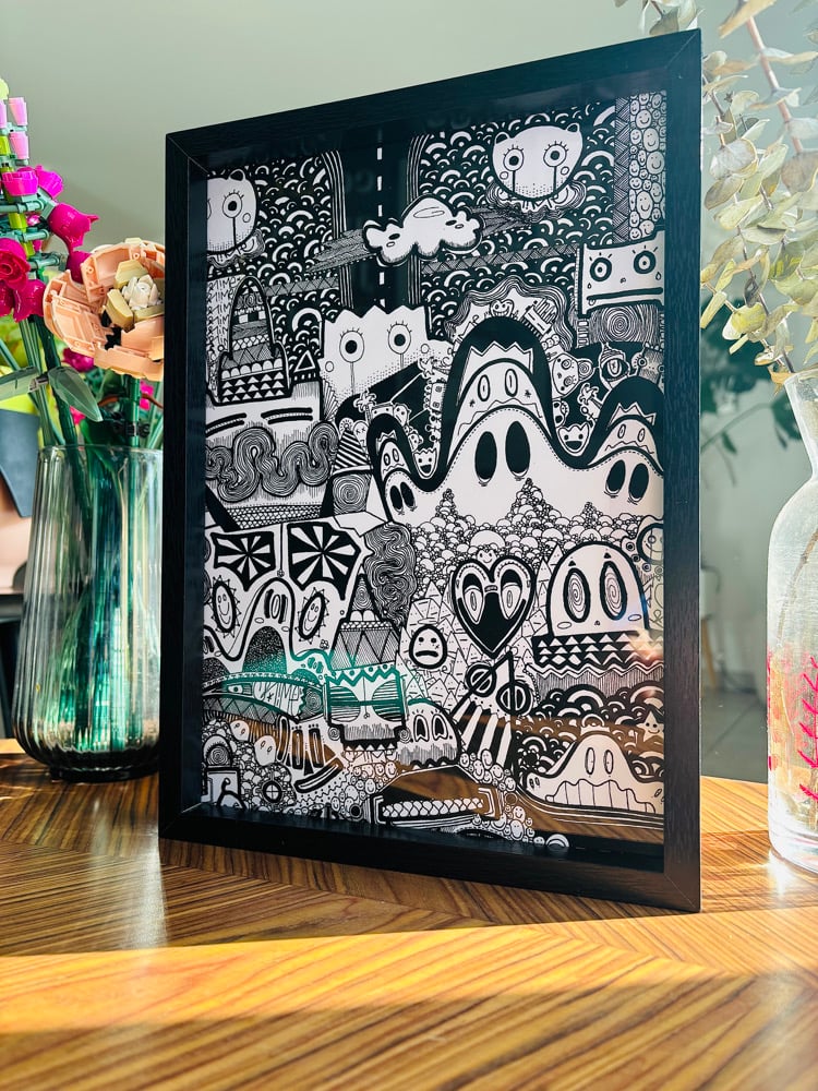 Image of Print en Sérigraphie - Black Paradise