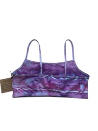 Image 6 of L (38) Bralette in Amethyst Geode Ice Dye