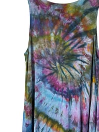 Image 8 of M Knit Pocket Tank Dress in Dark Spiral Ice Dye
