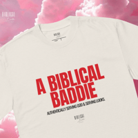 Image 2 of Biblical Baddie ™ Oversized Faded Tee