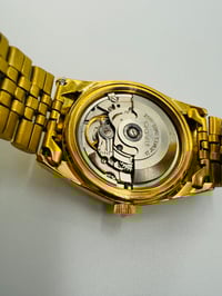 Image 14 of Rado Purple Horse Day Date Blue Dial Gold Plated Automatic Men’s Watch