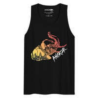 Elephant Sunrise Tank Top - Black 